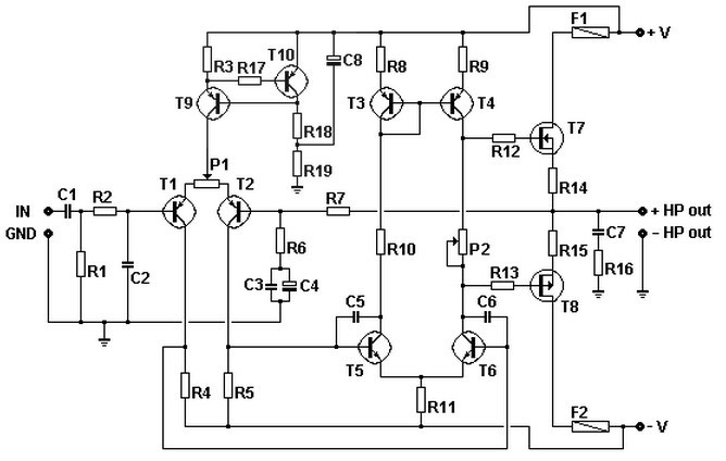 100W Basic MOSFET Amplifier Circuit » Circuits Zone