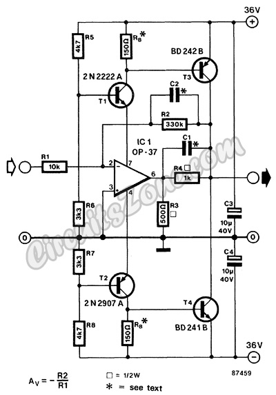 audio line driver circuit
