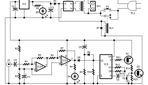 amplifier timer auto off timer circuit