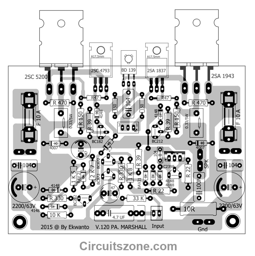 marshal power amplifier circuit