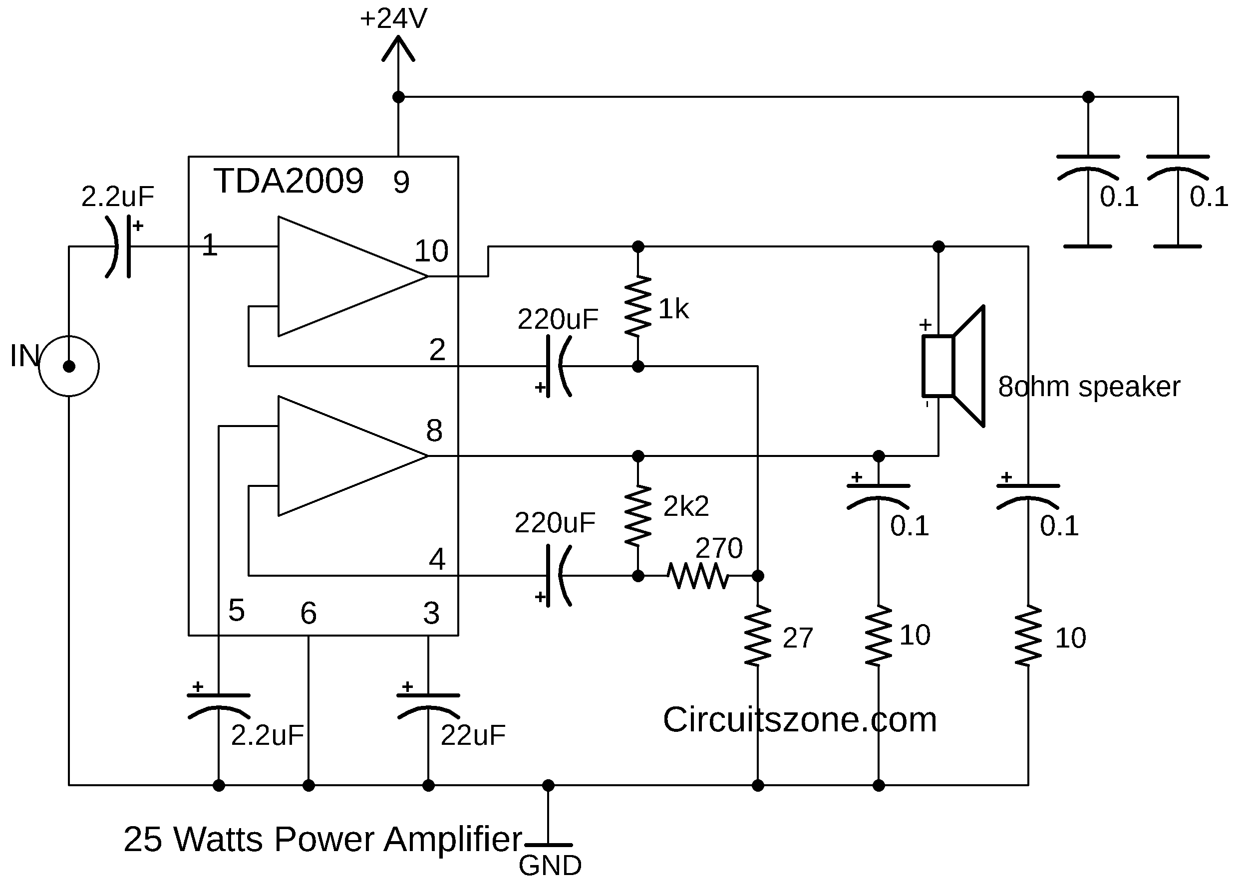 25 watt power amplifier